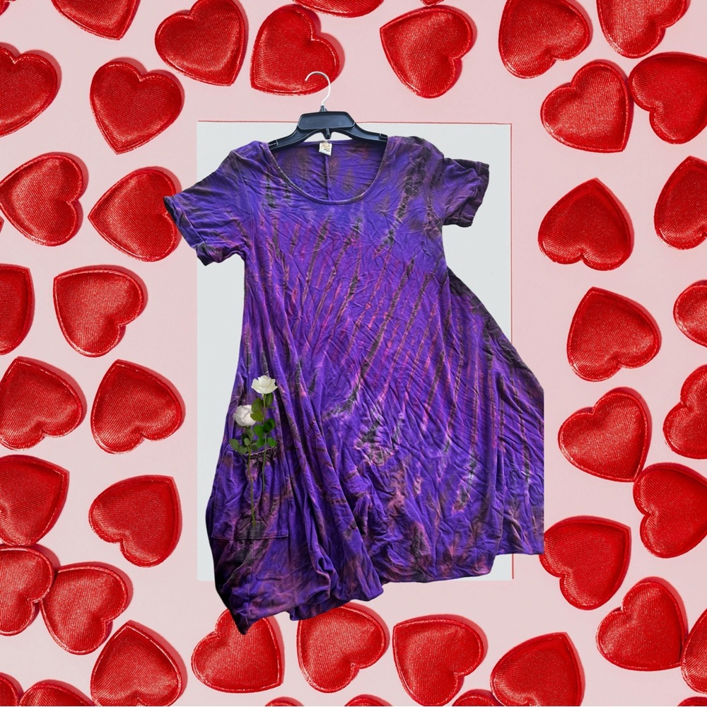 Purple Midi Dress